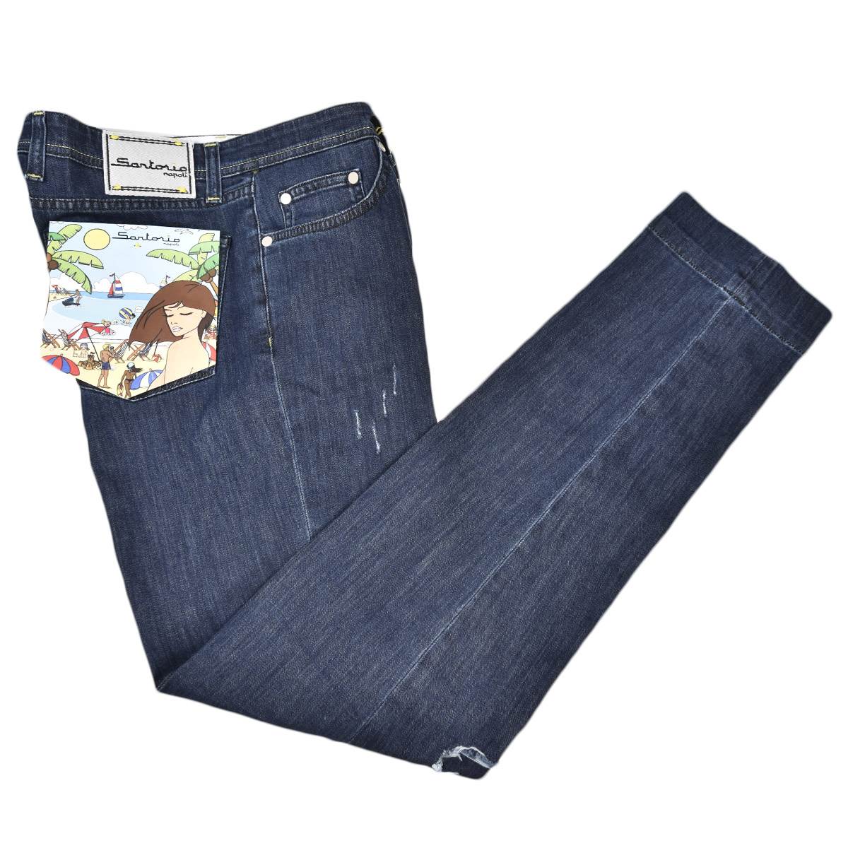 Sartorio Napoli SARTORIO NAPOLI Dark Blue Cotton Ea Jeans Dark Blue 000