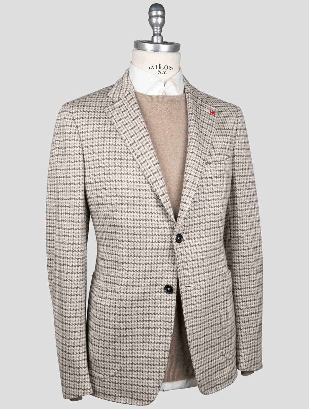 Isaia Isaia Gray Wool Coat Gray 001