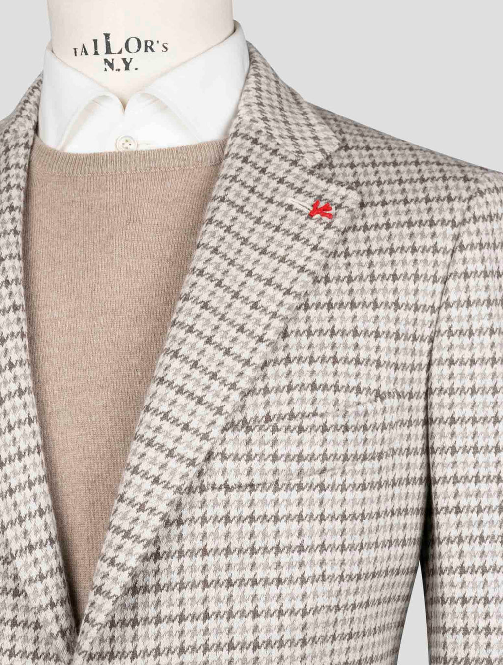 Isaia Gray Wool Coat