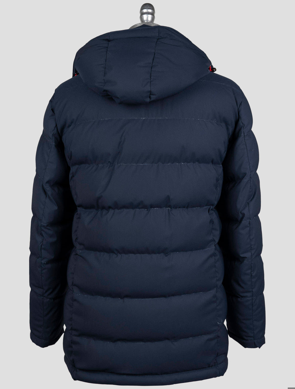 Isaia Blue Wool Pa Silk Coat