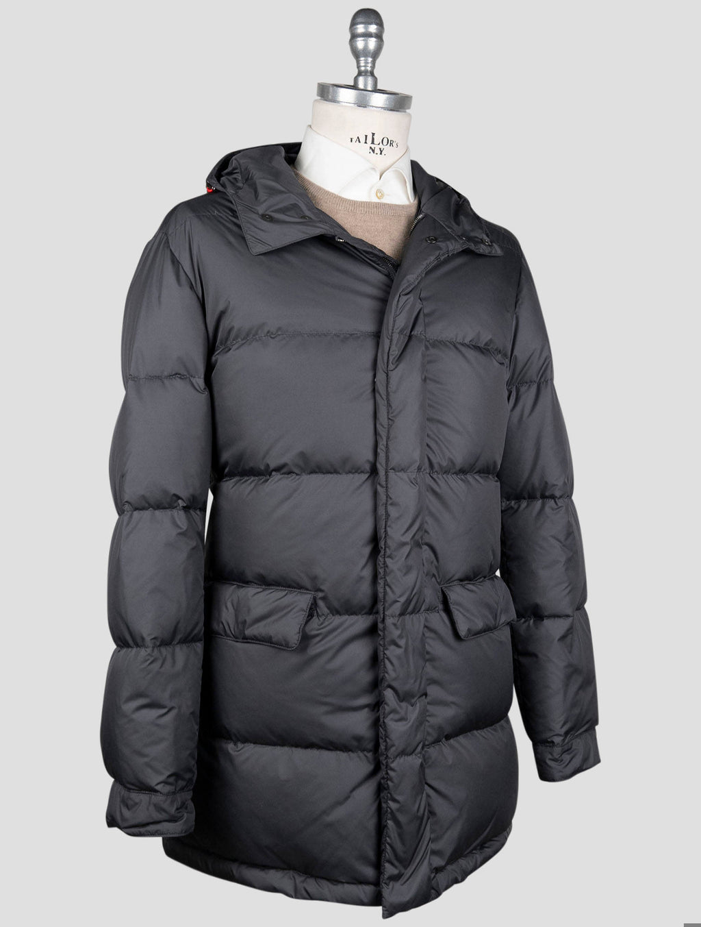 Isaia Isaia Gray Pl Coat Gray 001