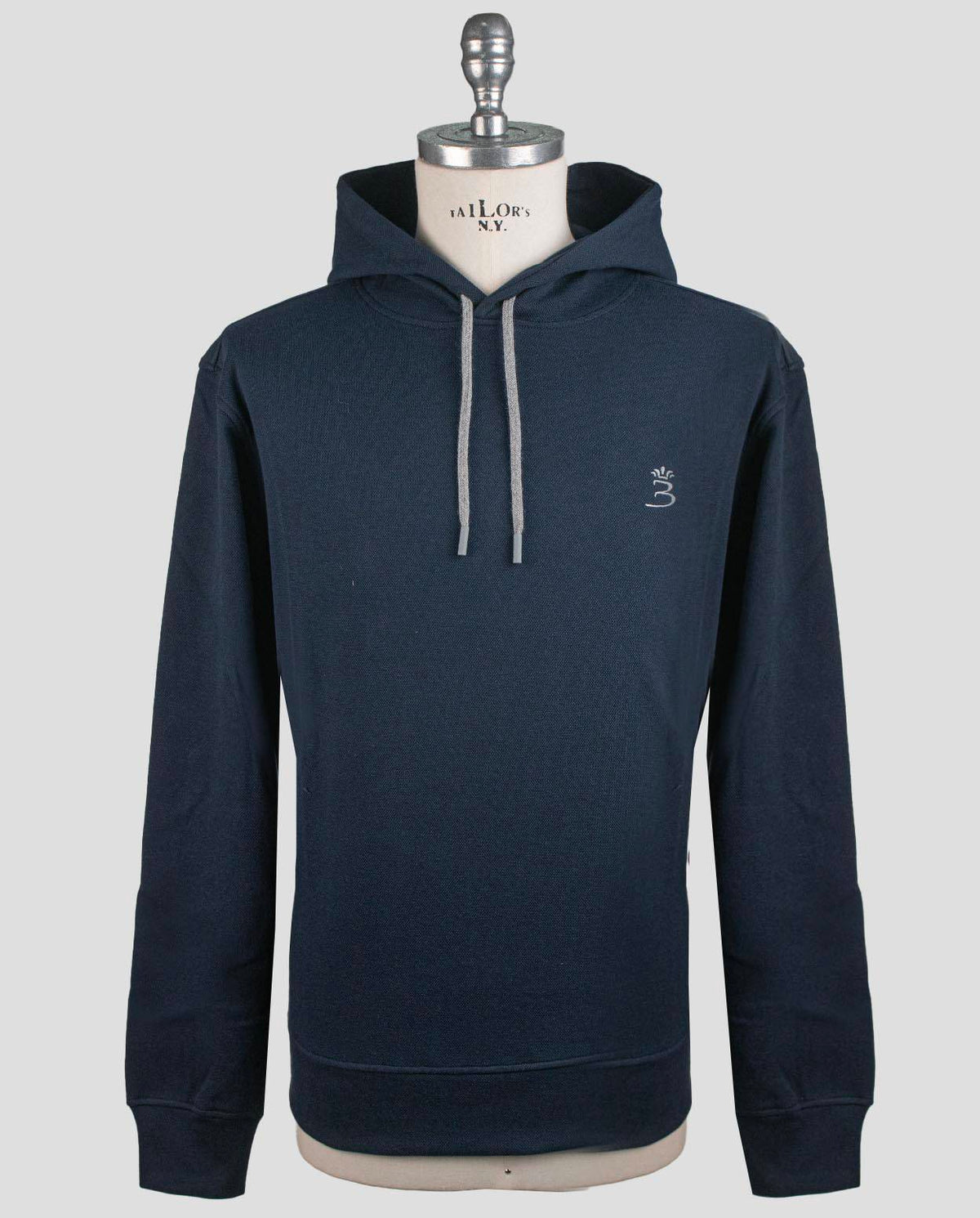Barba Napoli Dark Blue Cotton Pa Sweater