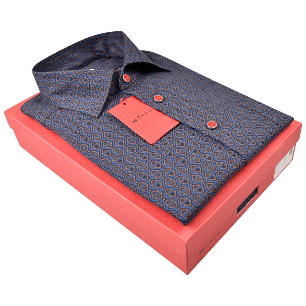 KITON Multicolor Cotton Shirt