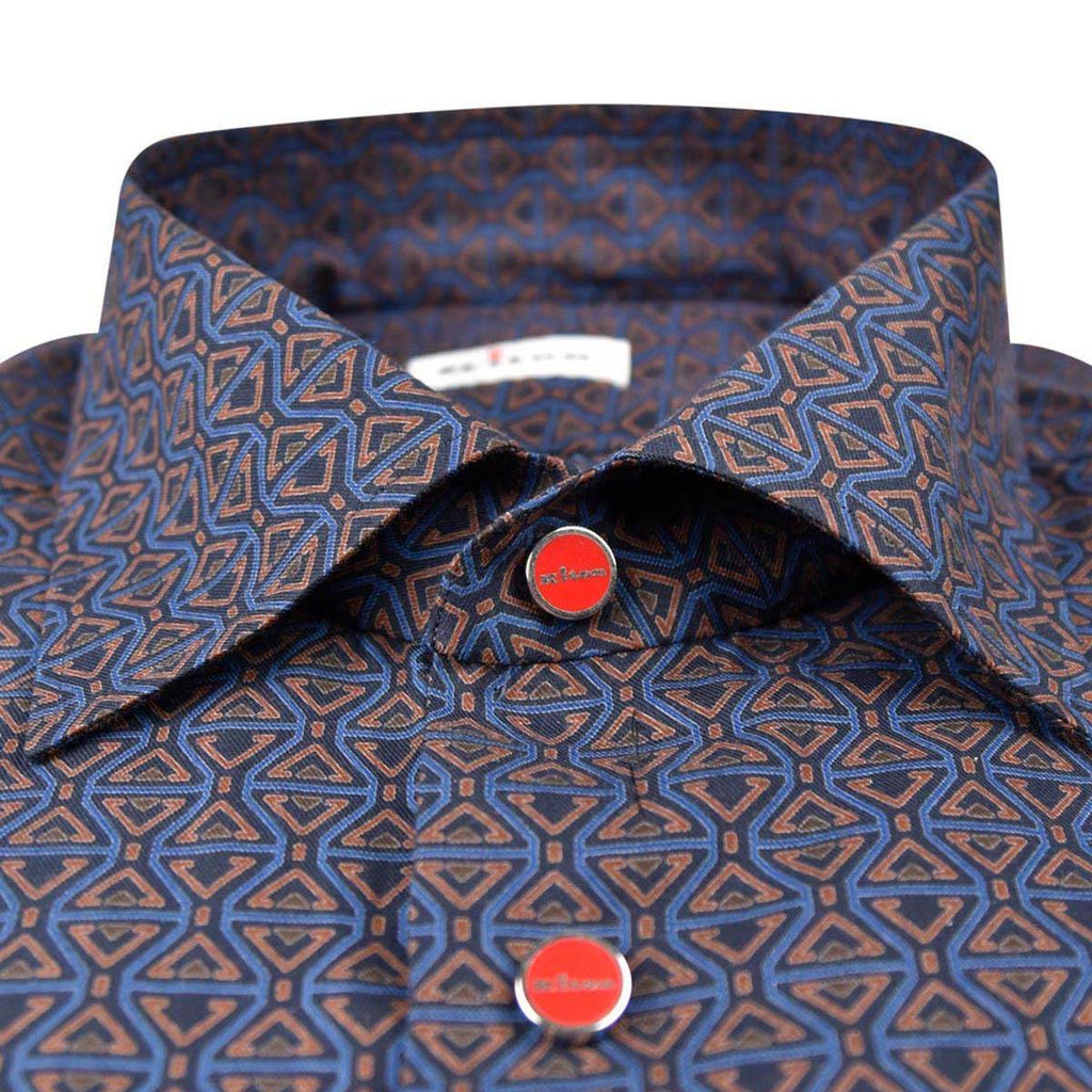 KITON Multicolor Cotton Shirt