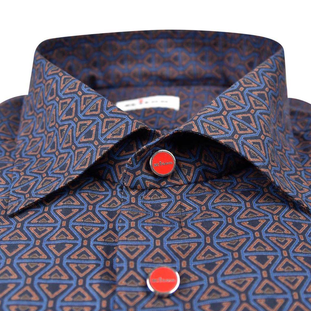 KITON Multicolor Cotton Shirt
