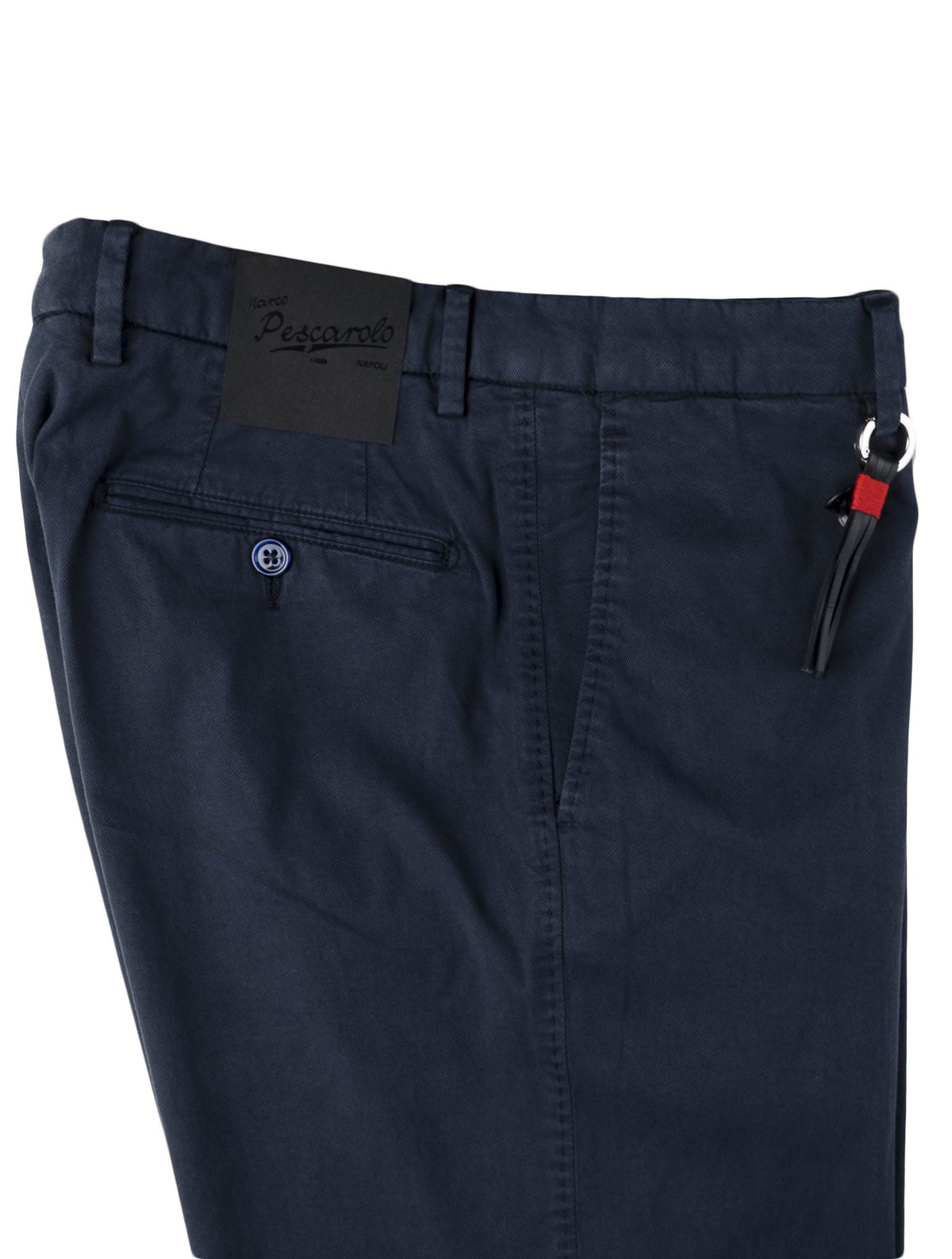 Marco Pescarolo Blue Cotton Ea Pants