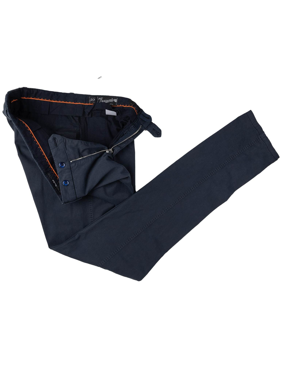 Marco Pescarolo Marco Pescarolo Blue Cotton Ea Pants Blue 001