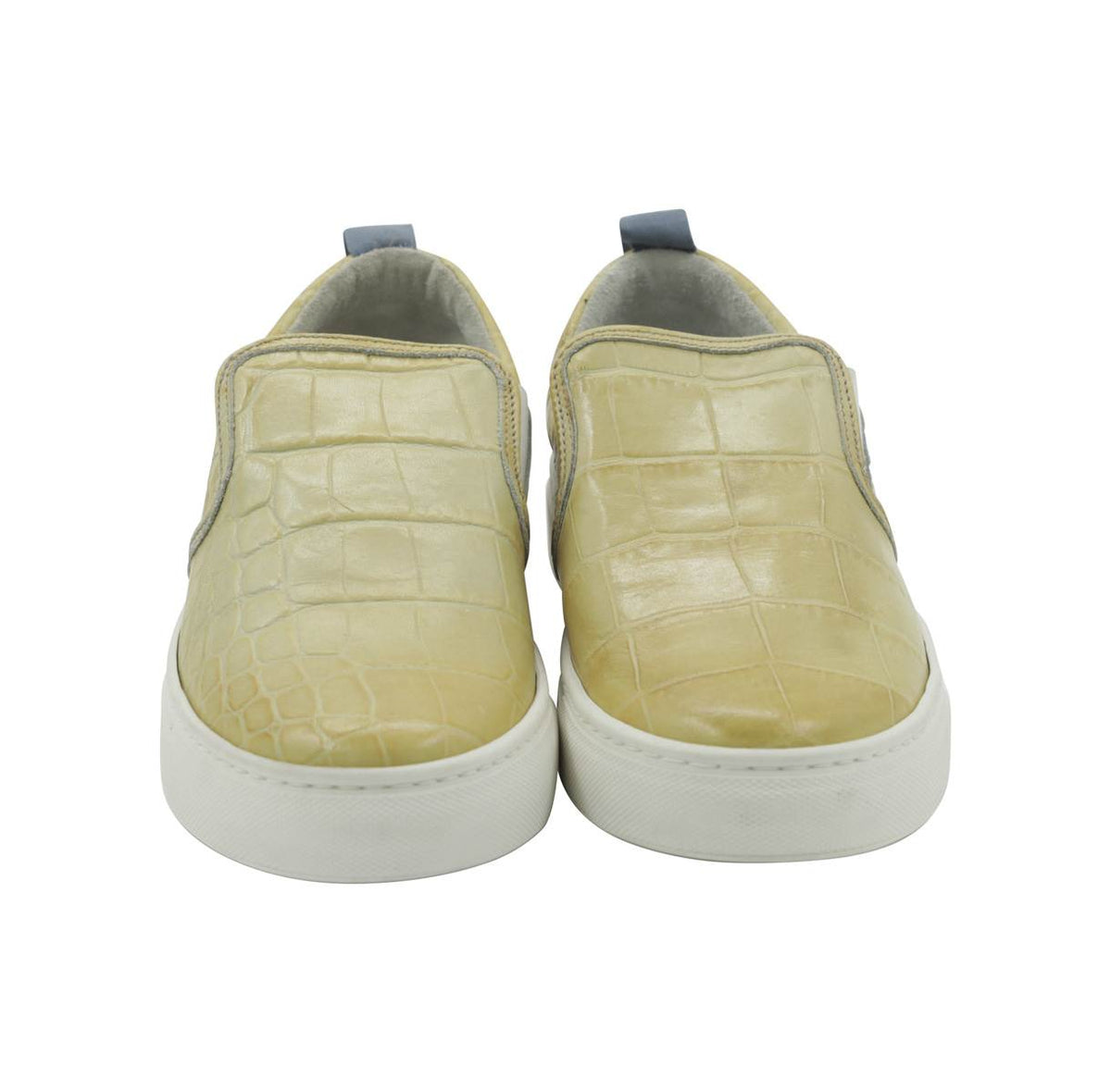 FeFè Napoli Fefè Yellow Leather Slip on Yellow 001