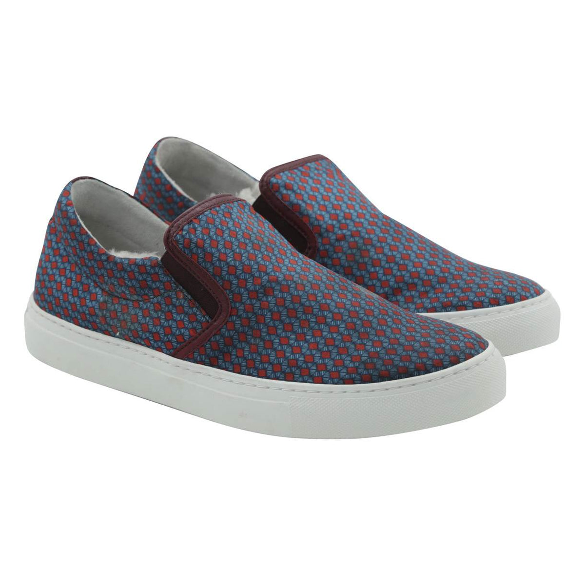 FeFè Napoli Fefè Multicolor Silk Sneakers Slip on Multicolor 000