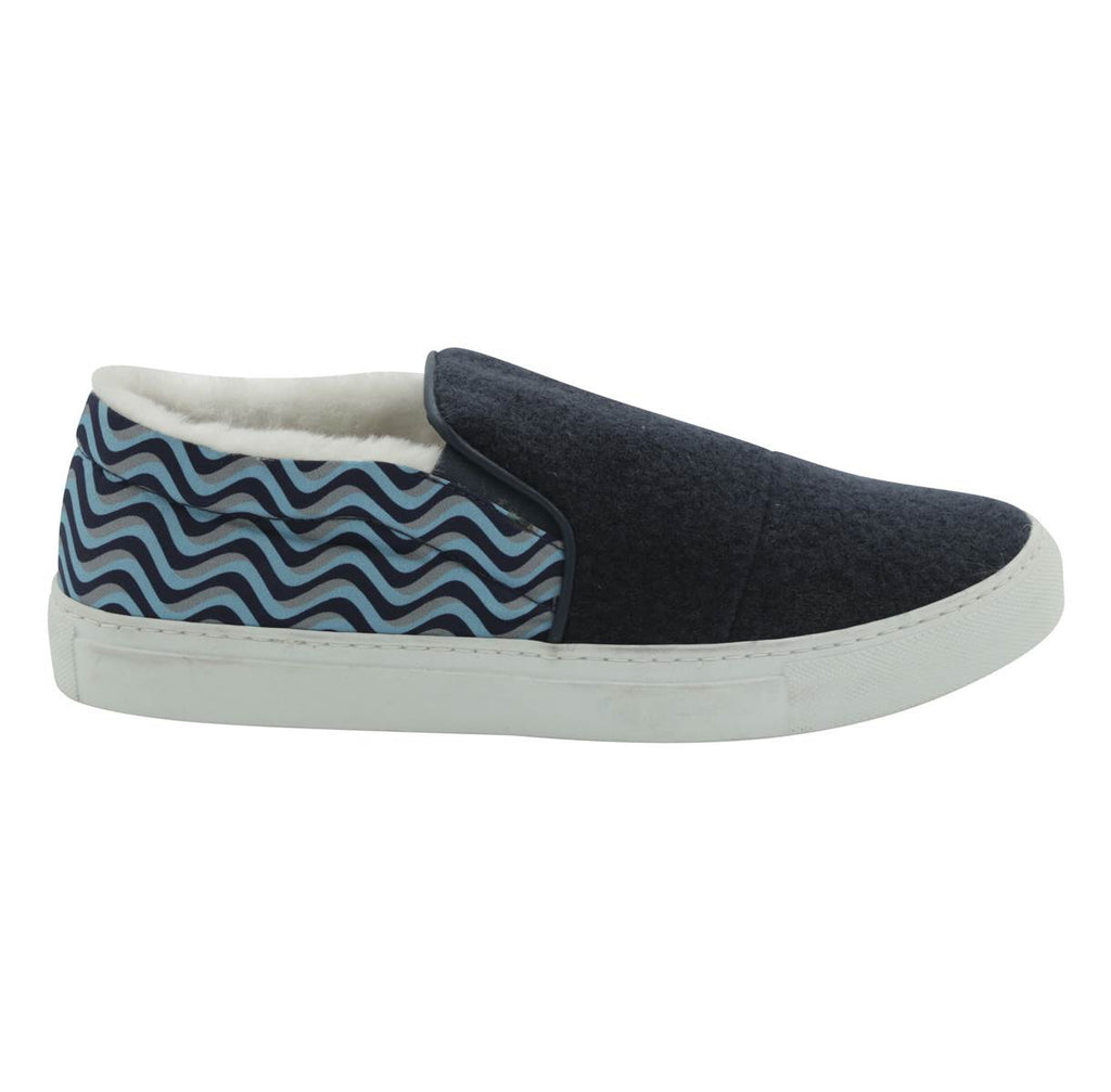 Fefè Multicolor Velcro Silk Slip on