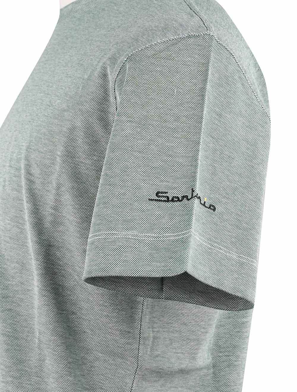 Sartorio Napoli Green Cotton T-Shirt