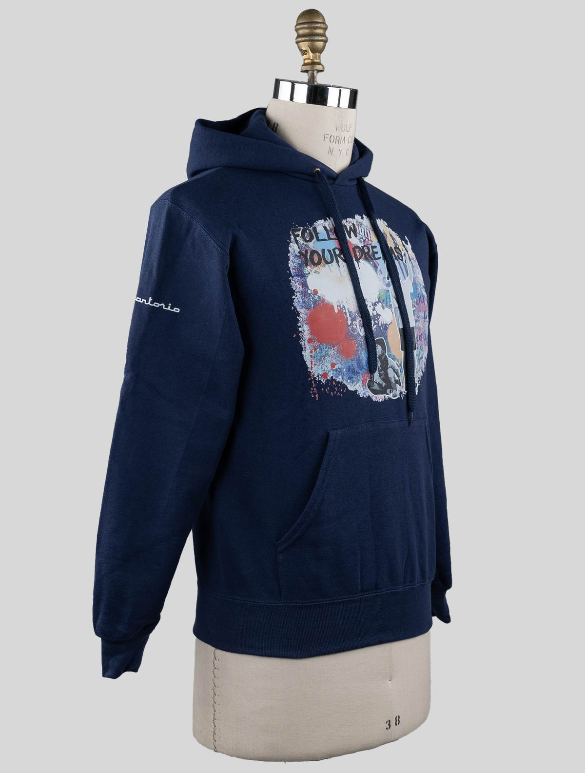 Sartorio Napoli Sartorio Napoli Blue Cotton Sweater Special Edition Blue Navy 001