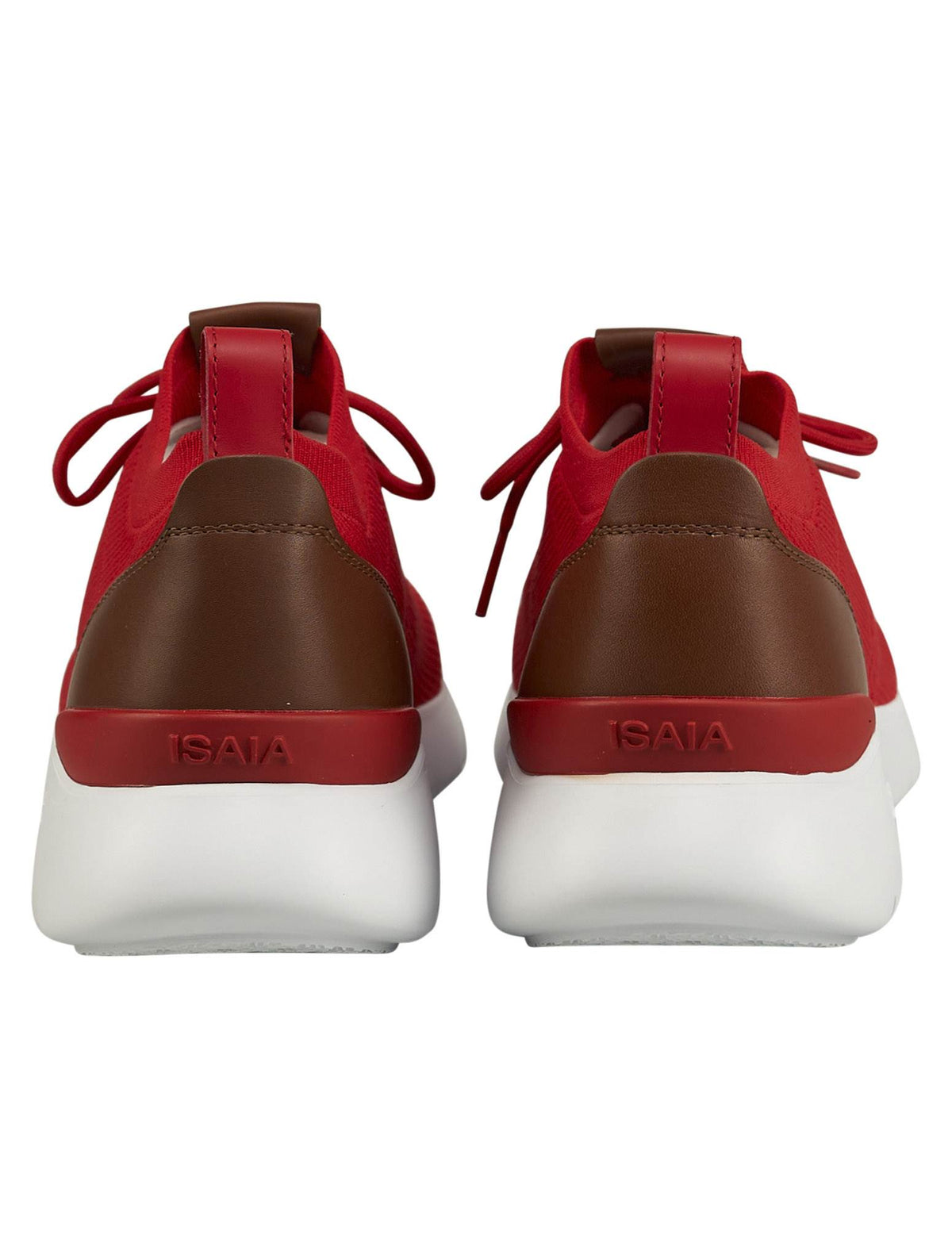 Isaia Red Cotton Sneaker