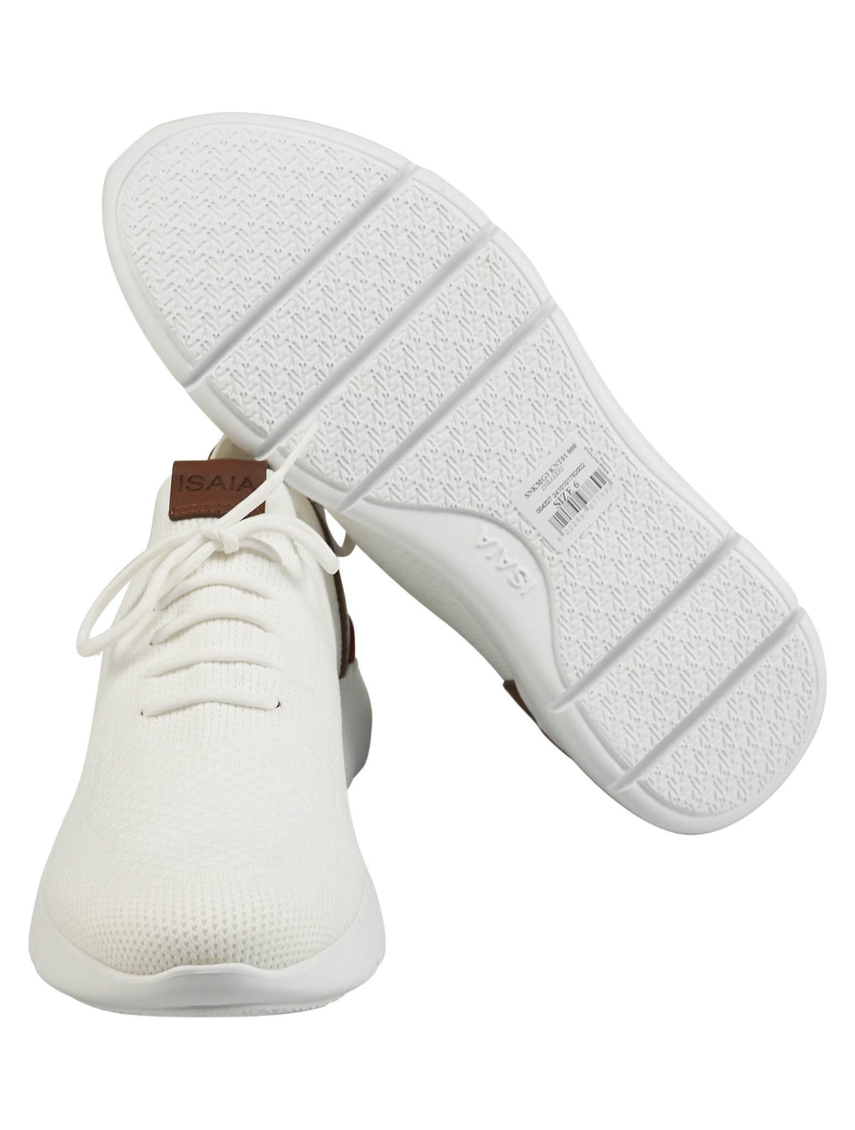 Isaia White Cotton Sneaker