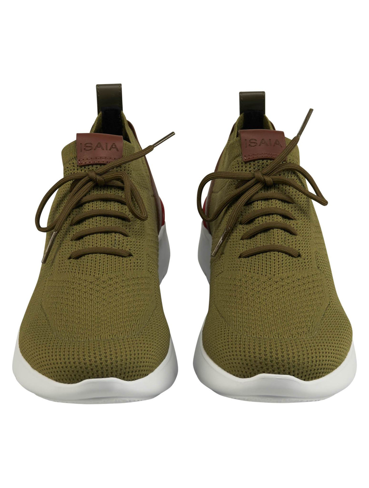 Isaia Isaia Green Cotton Sneaker Green 001