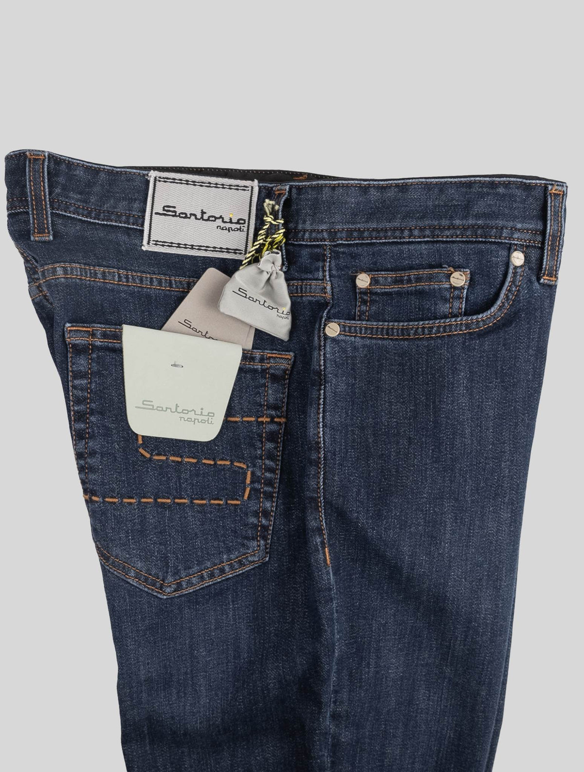 Sartorio Napoli Blue Cotton Ea Jeans