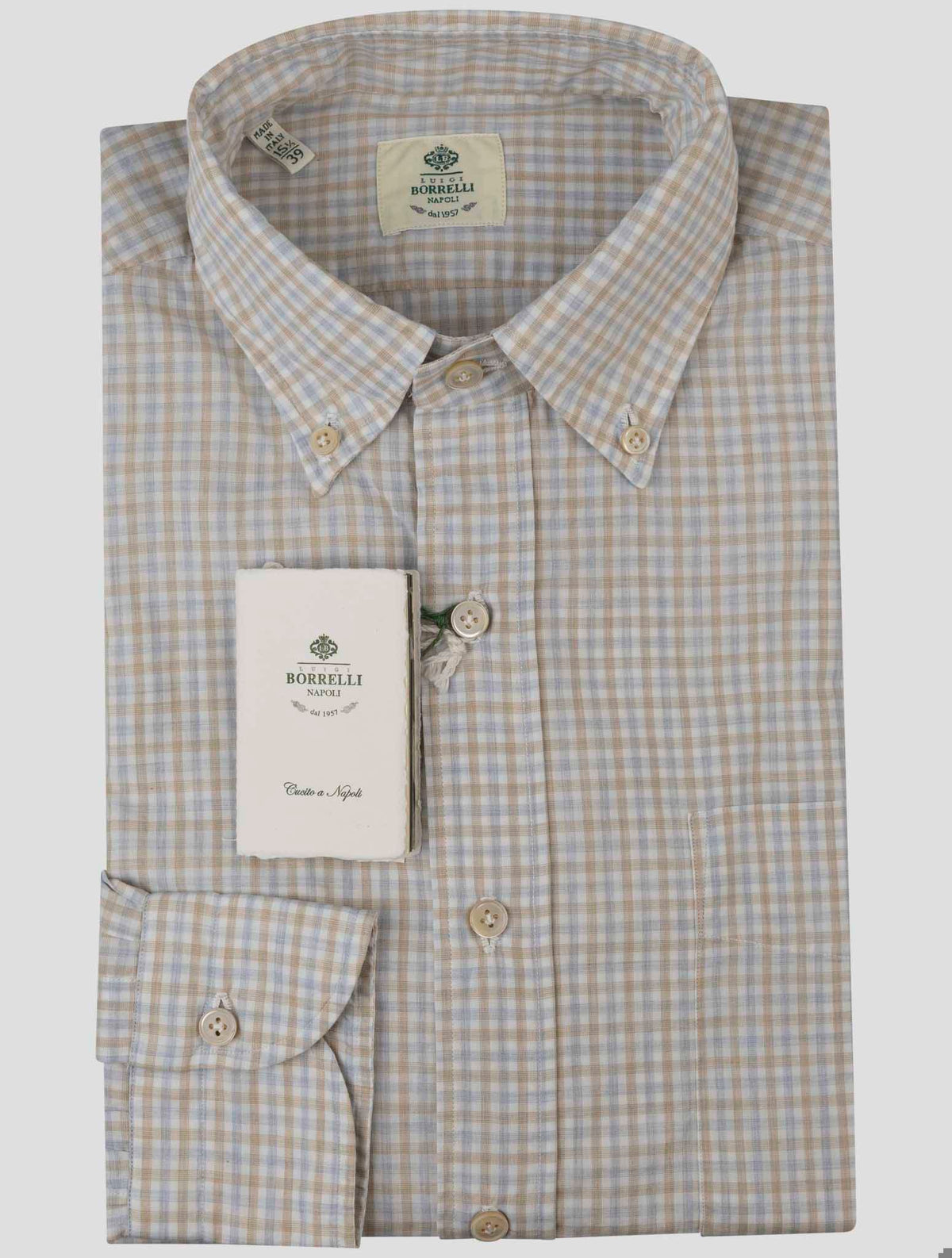 Luigi Borrelli Luigi Borrelli Multicolor Linen Cotton Shirt Multicolor 000