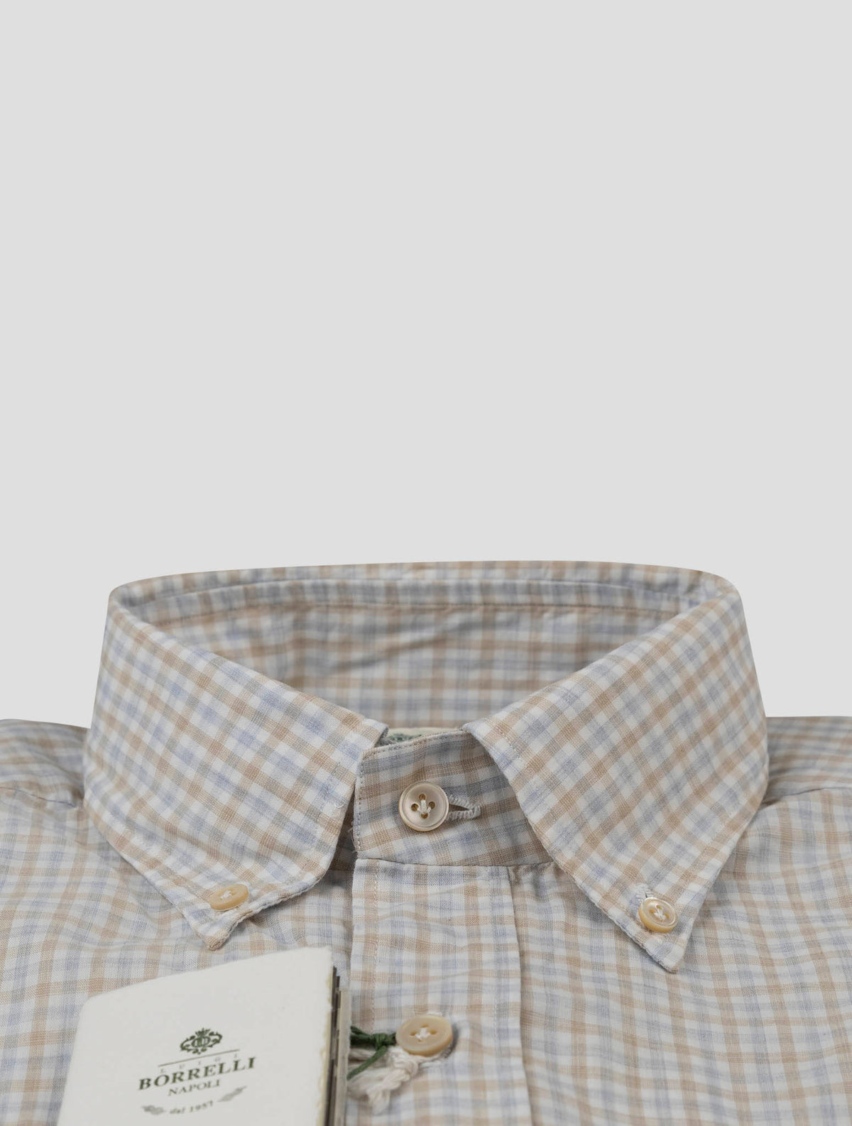 Luigi Borrelli Luigi Borrelli Multicolor Linen Cotton Shirt Multicolor 001