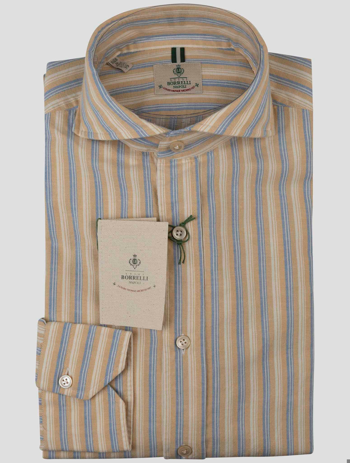 Luigi Borrelli Luigi Borrelli Multicolor Cotton Shirt Multicolor 000