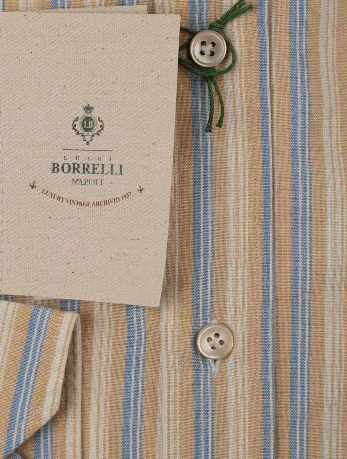 Luigi Borrelli Multicolor Cotton Shirt
