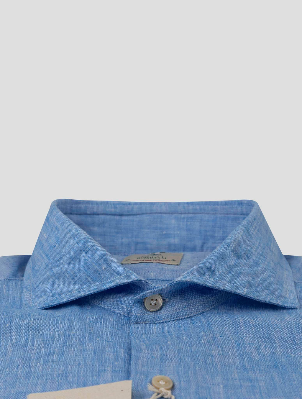 Luigi Borrelli Luigi Borrelli Light Blue Linen Shirt Light Blue 001