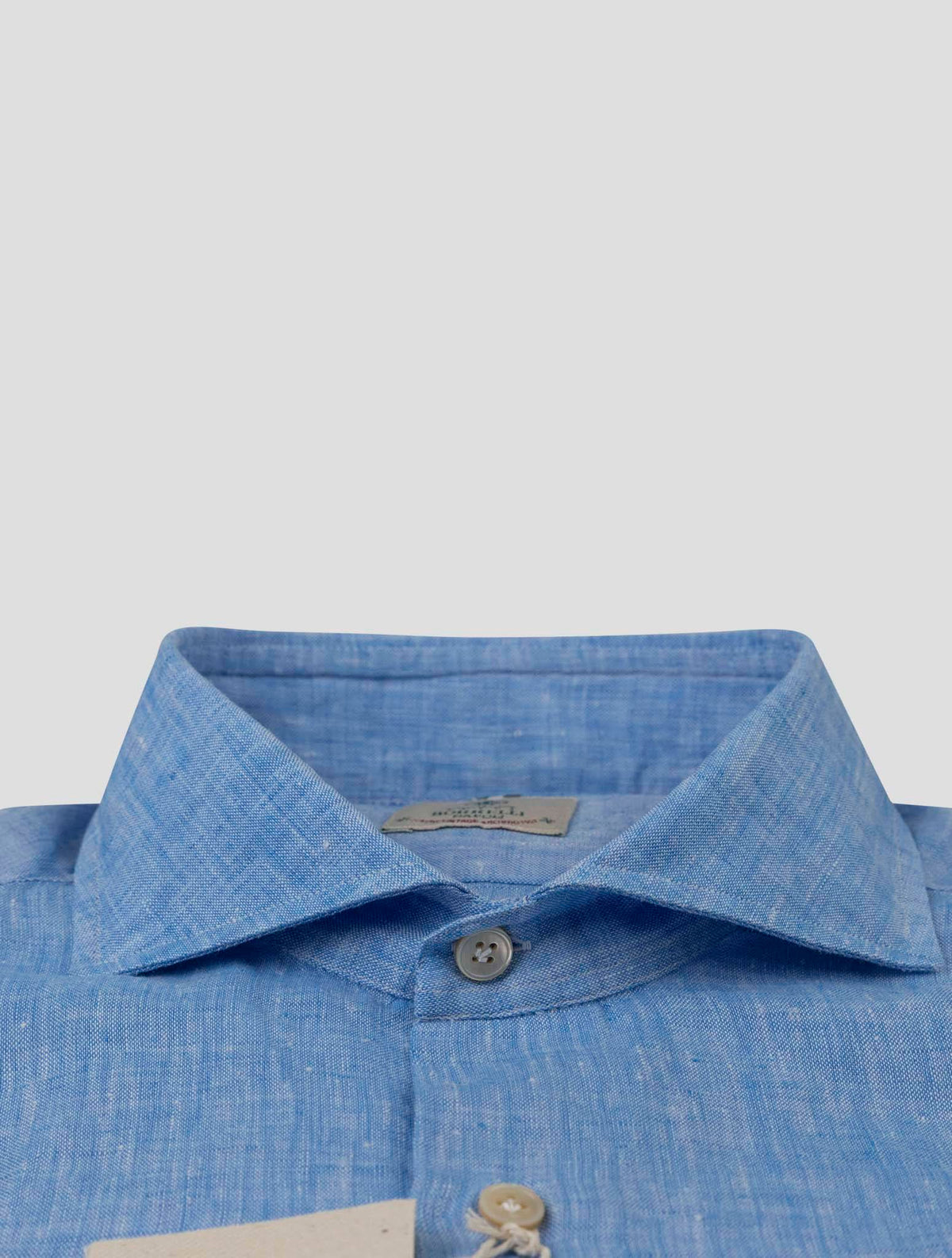 Luigi Borrelli Luigi Borrelli Light Blue Linen Shirt Light Blue 001