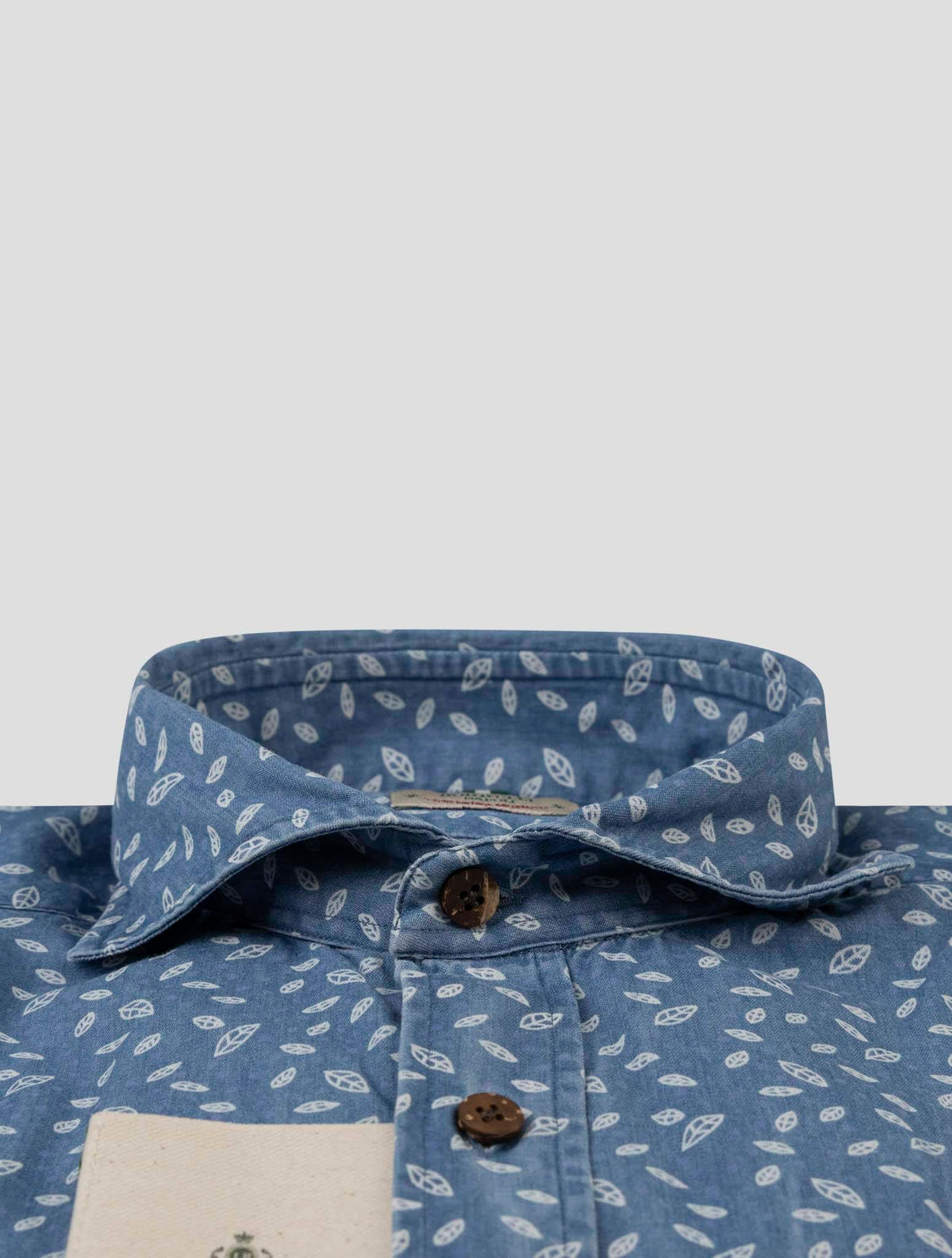 Luigi Borrelli Luigi Borrelli Blue Cotton Shirt Blue 001