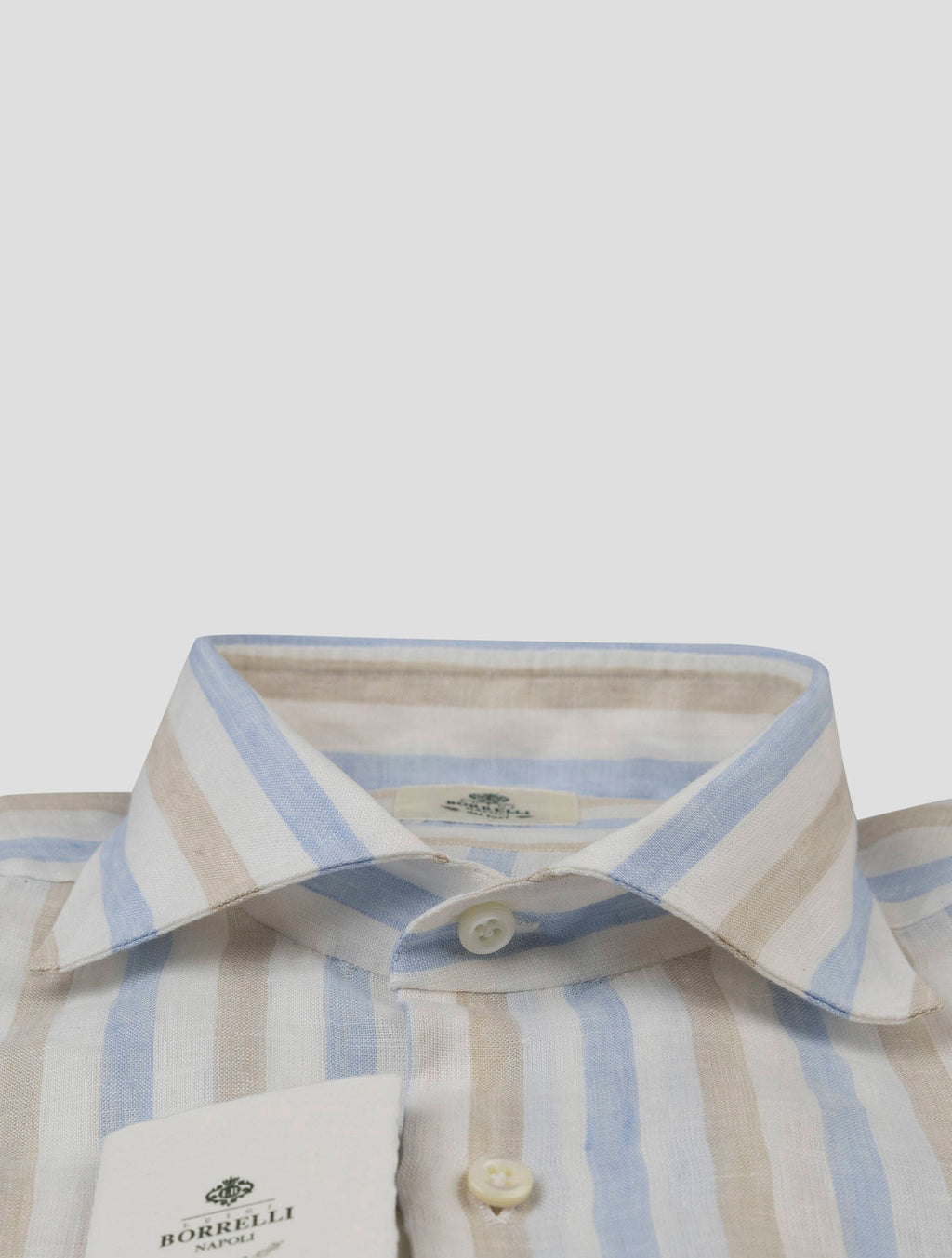 Luigi Borrelli Luigi Borrelli Multicolor Linen Shirt Multicolor 001