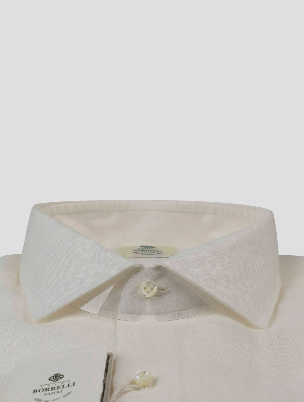 Luigi Borrelli Luigi Borrelli White Linen Shirt White 001