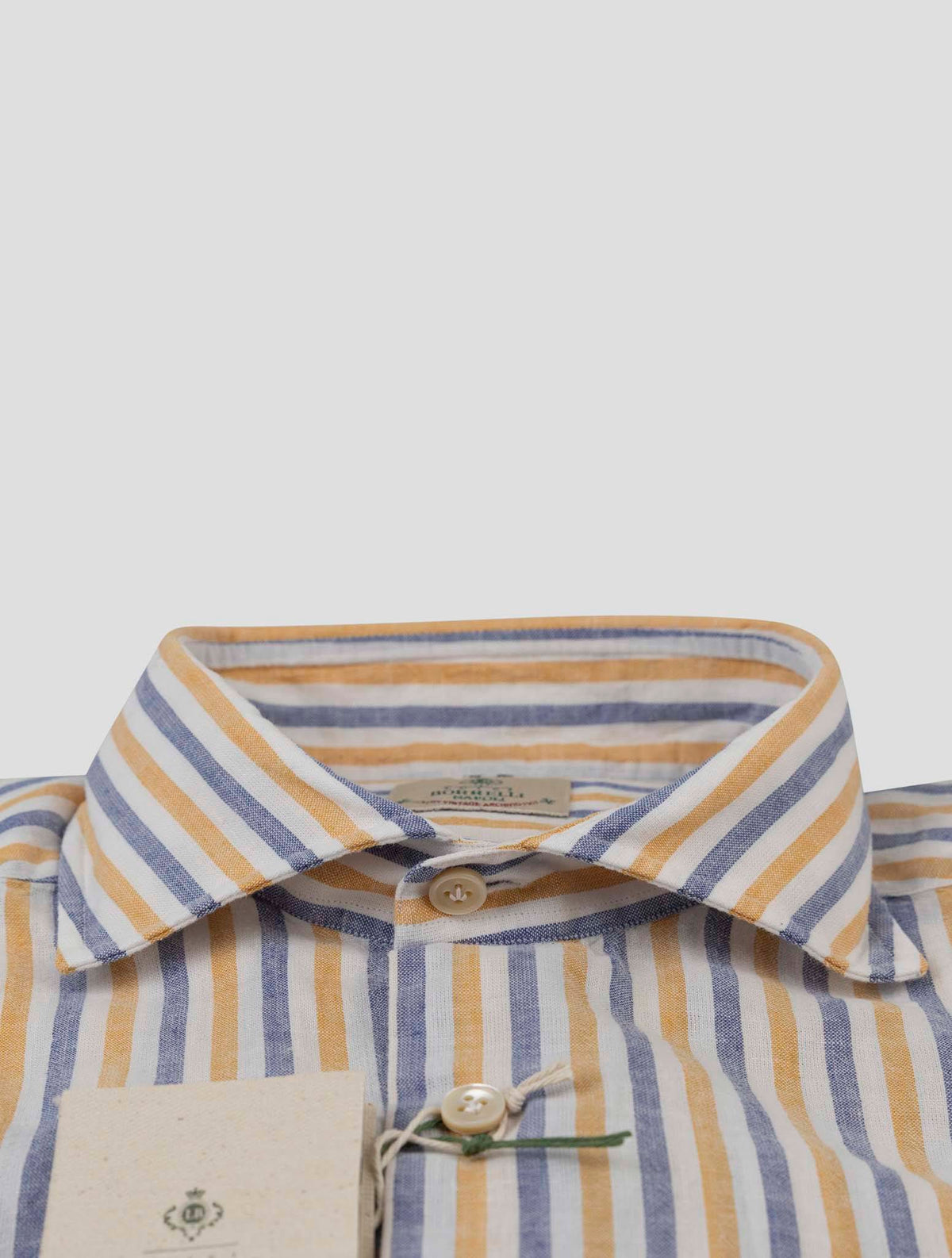 Luigi Borrelli Luigi Borrelli Multicolor Linen Cotton Shirt Multicolor 001