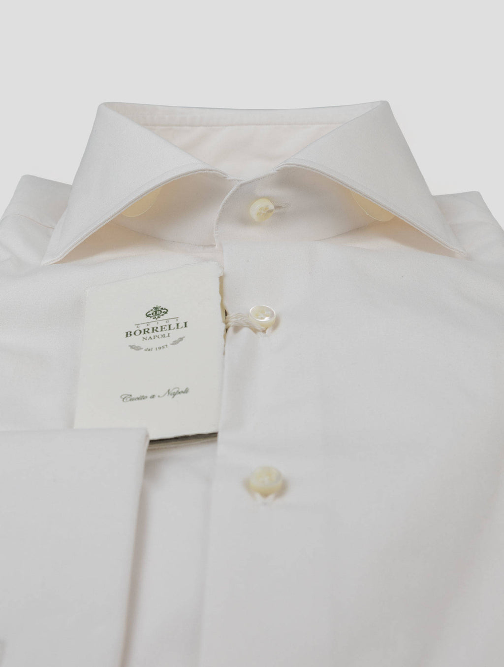 Luigi Borrelli Luigi Borrelli White Cotton Ea Shirt White 001