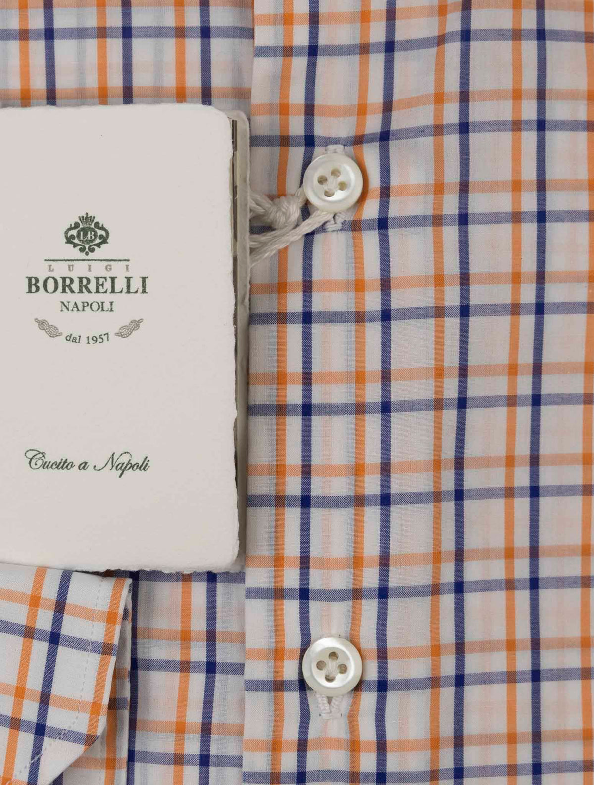 Luigi Borrelli Multicolor Cotton Shirt