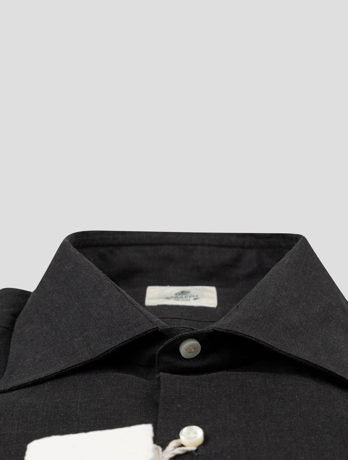 Luigi Borrelli Luigi Borrelli Black Linen Shirt Black 001