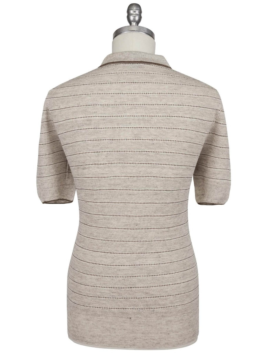 Gran Sasso Beige Linen Polo