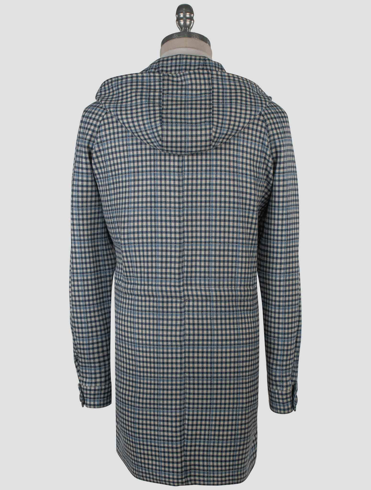 Isaia Multicolor Wool Silk Linen Overcoat