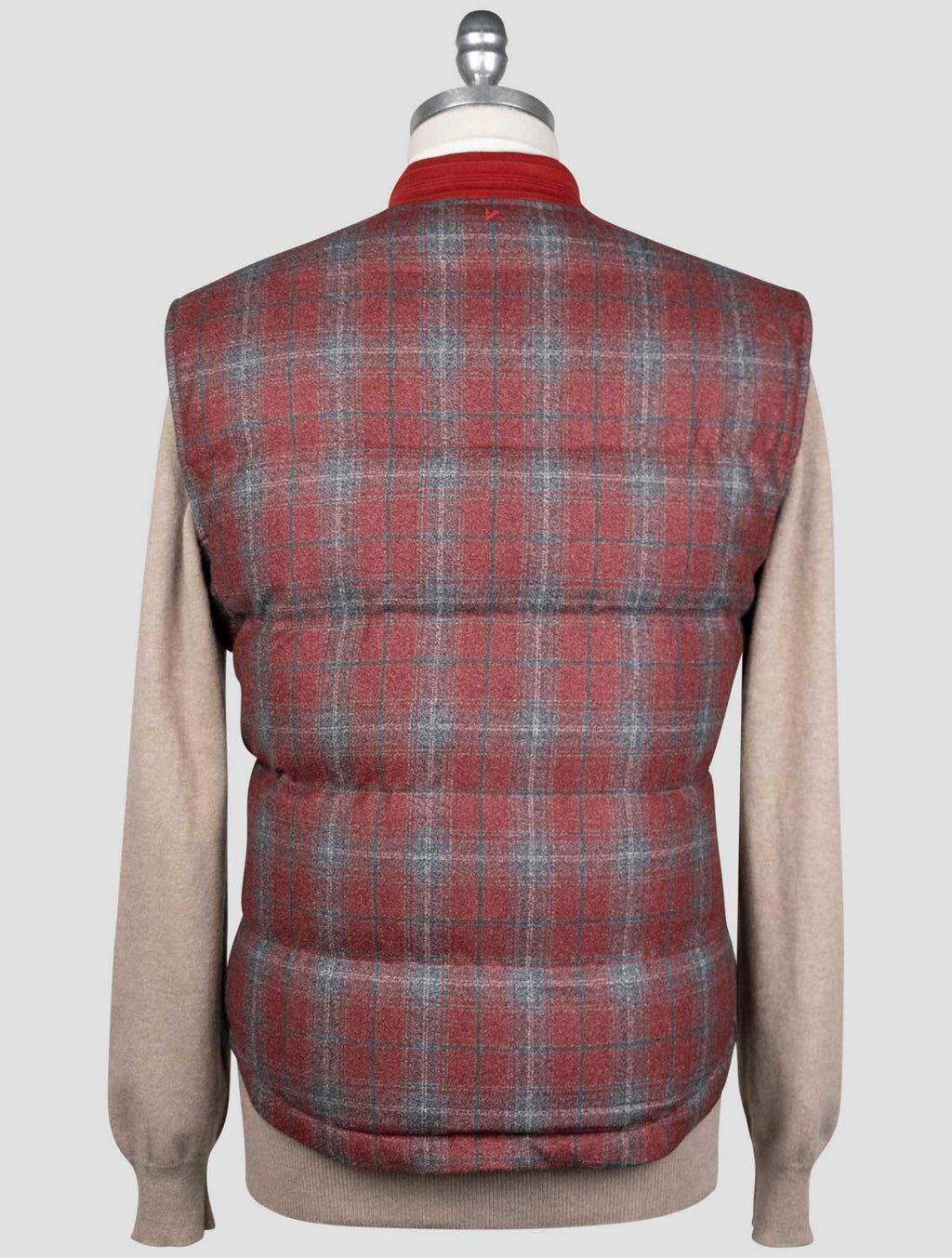 Isaia Multicolor Wool Gilet Coat