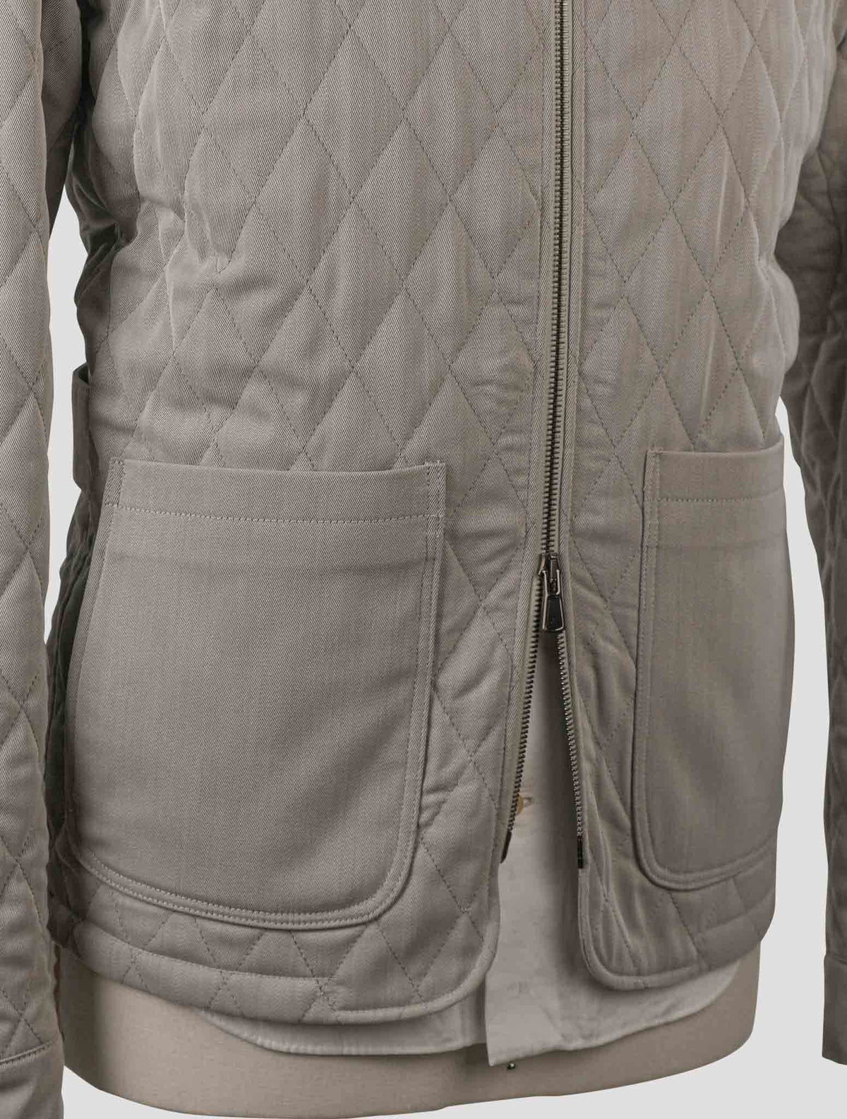 Isaia Gray Wool Pa Coat