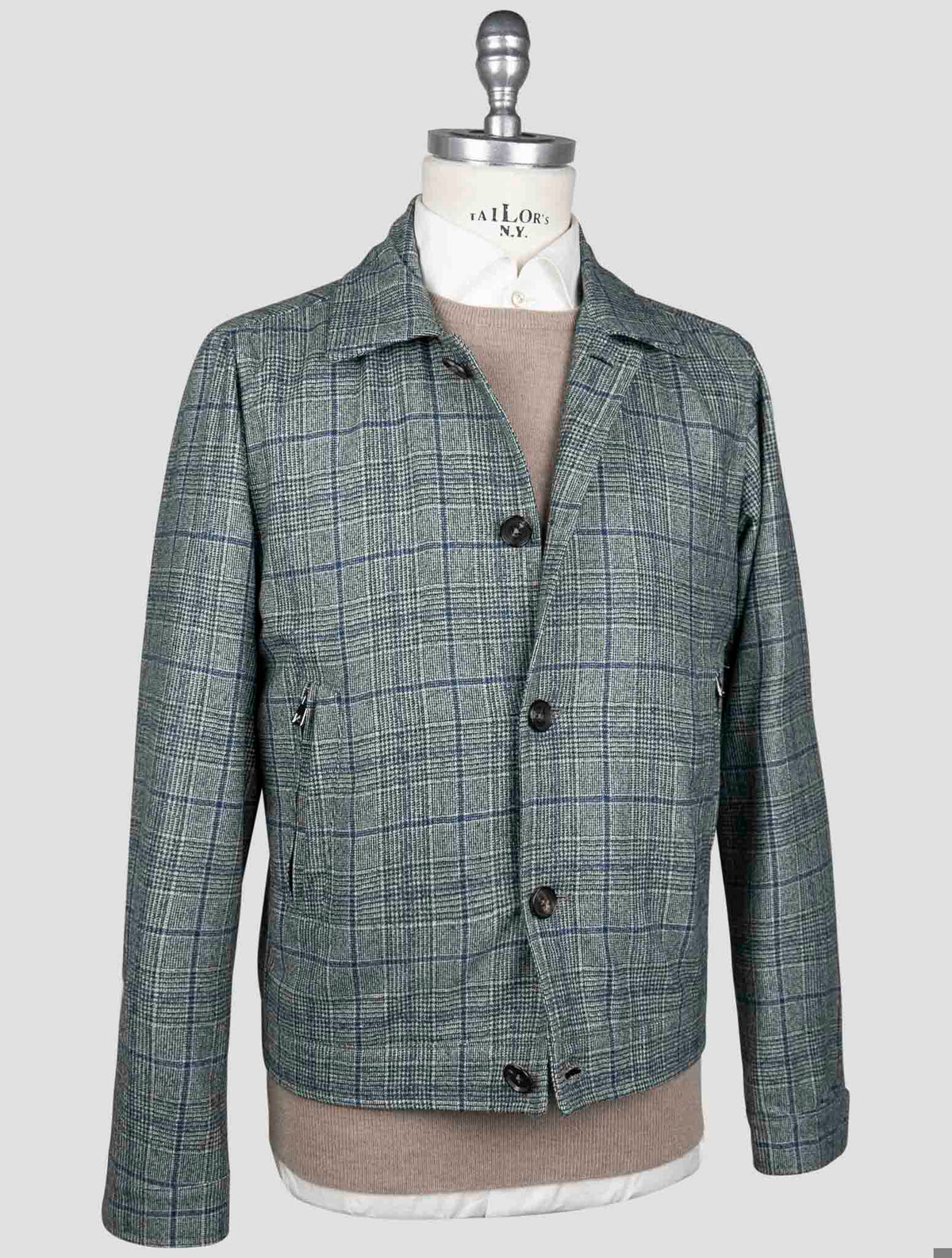 Isaia Isaia Gray Cashmere Silk Coat Gray 001