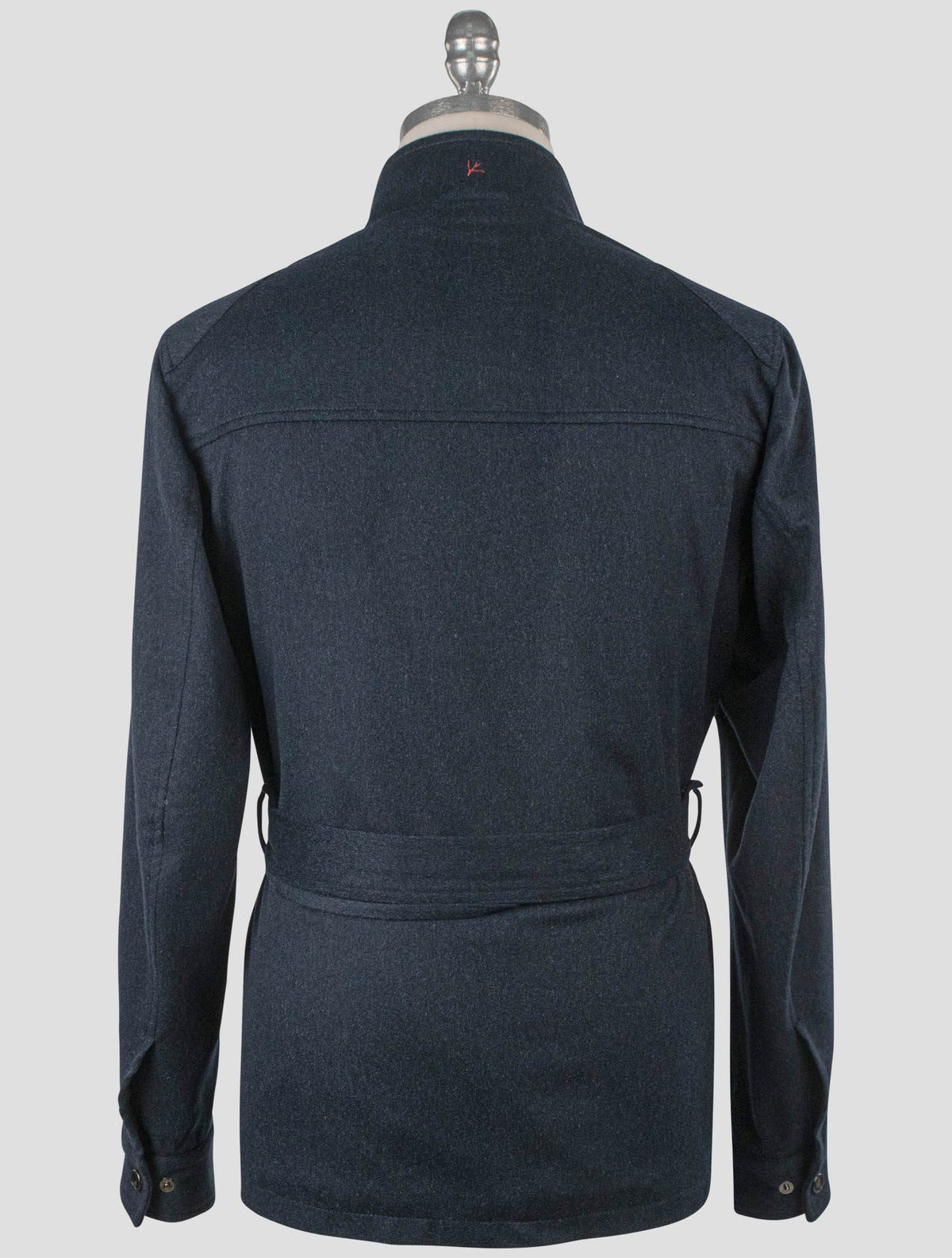 Isaia Blue Cashmere Coat