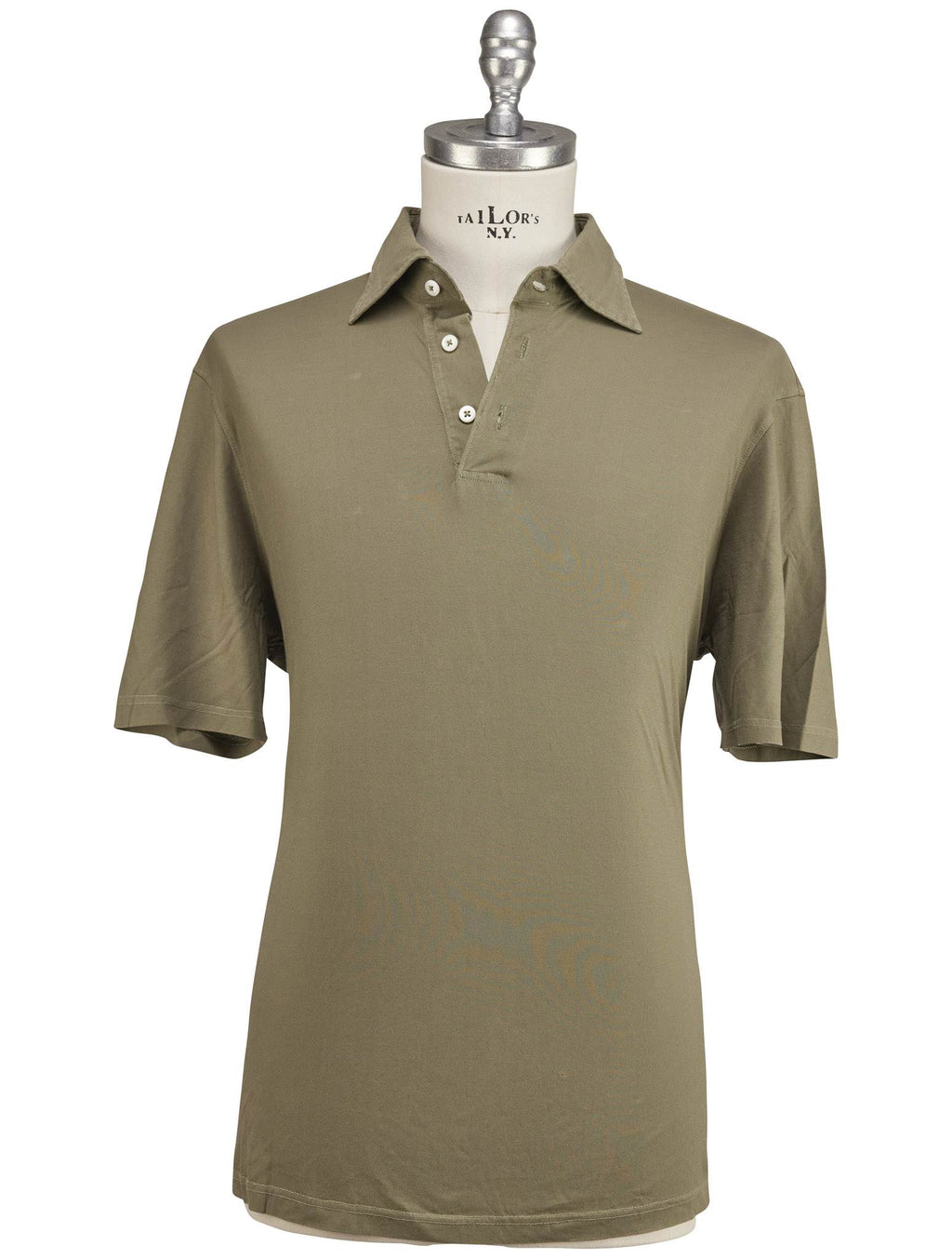 Luigi Borrelli Luigi Borrelli Green Cotton Polo Green 000