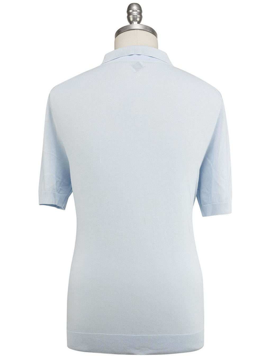 Luigi Borrelli Light Blue Cotton Polo
