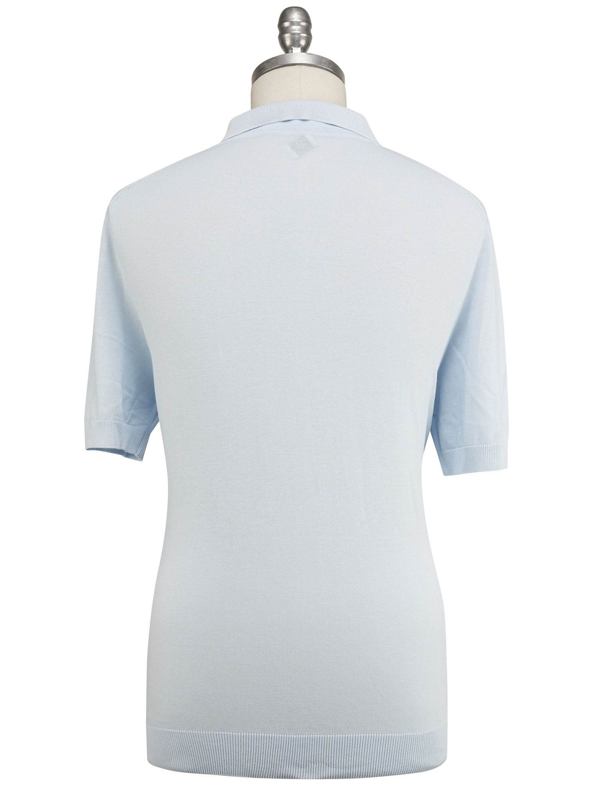 Luigi Borrelli Light Blue Cotton Polo