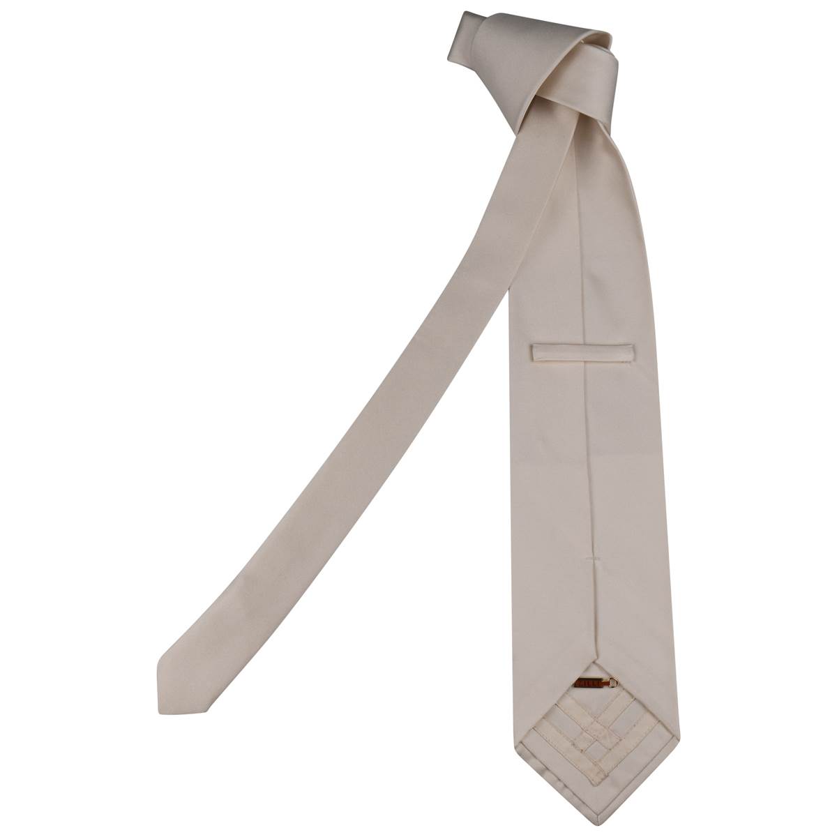 Zilli White Silk Tie