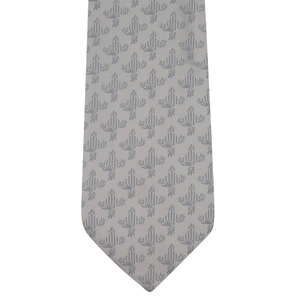 Zilli Gray Light Blue Silk Tie