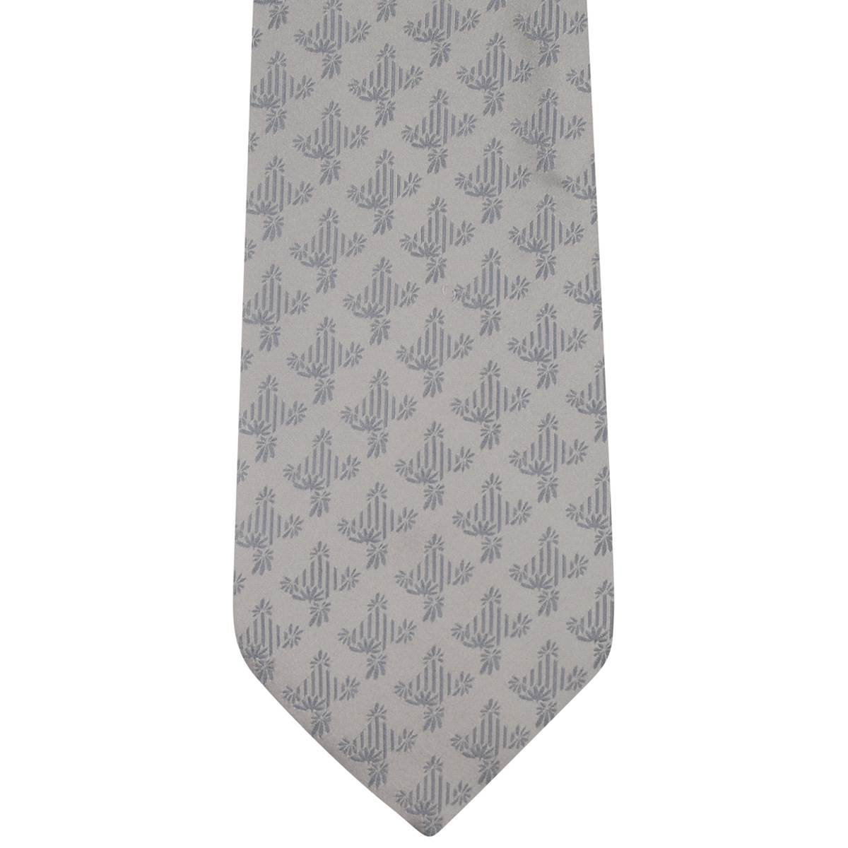 Zilli Gray Light Blue Silk Tie