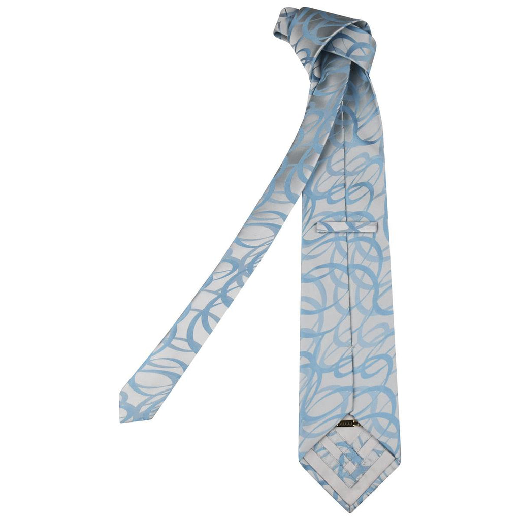 Zilli Light Blue Silk Tie