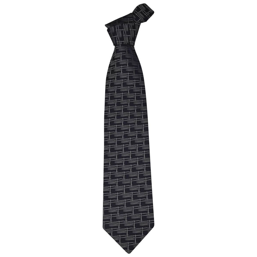 Zilli Zilli Blue White Silk Tie Blue/White 000