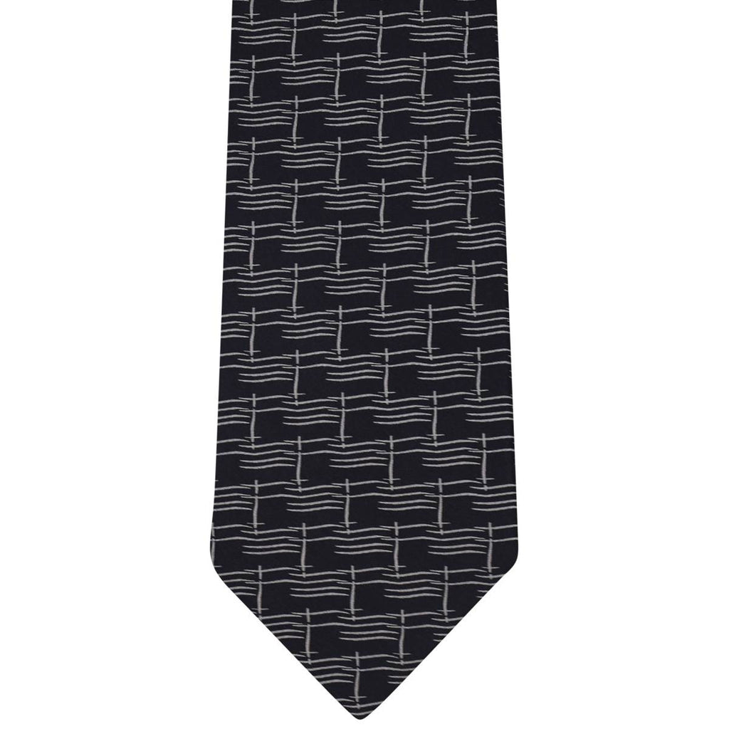 Zilli Zilli Blue White Silk Tie Blue/White 001