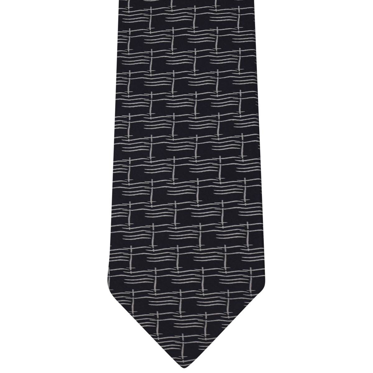 Zilli Zilli Blue White Silk Tie Blue/White 001