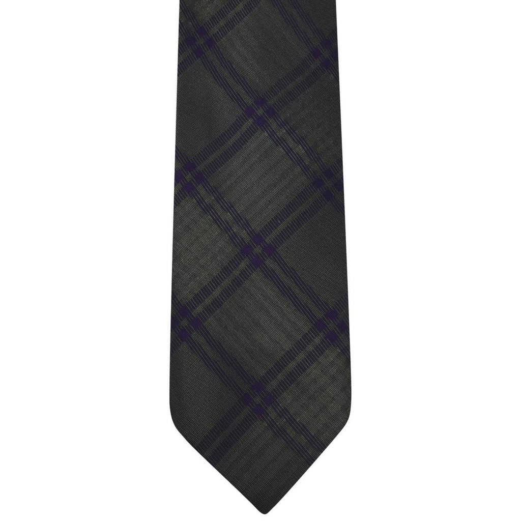 Zilli Zilli Violet Green Silk Tie Violet/green 001